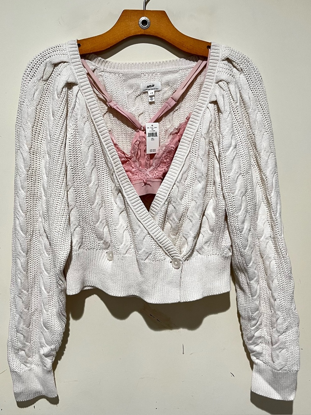 Aerie | NWT Cable Wrap Cardigan